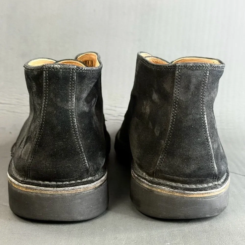 Salvatore Ferragamo black suede chukka boot shoes men’s size 12